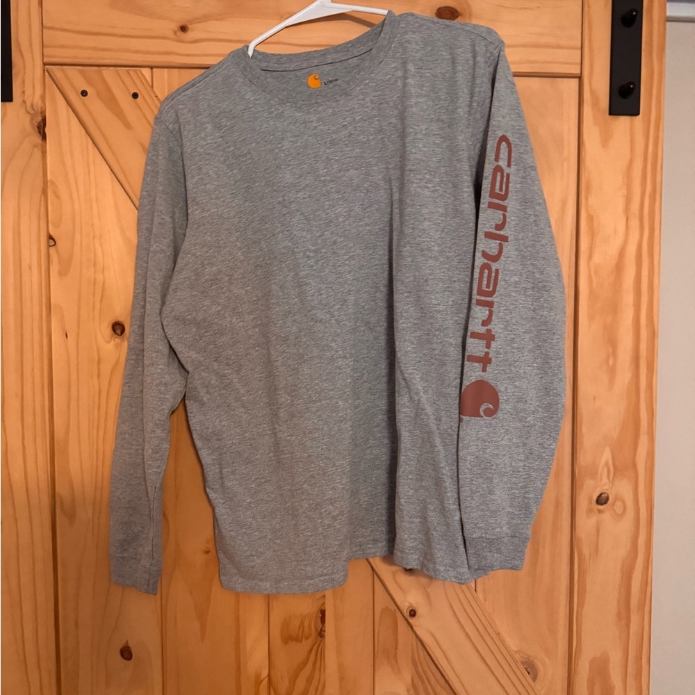 Carhartt long sleeve. Size Large and grey.
